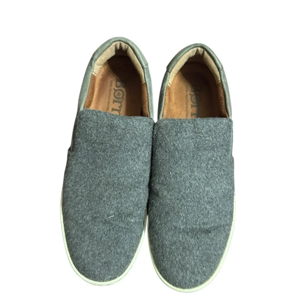 Born Gray Slip On  Shoes Loafers Casual  size 7 ws5